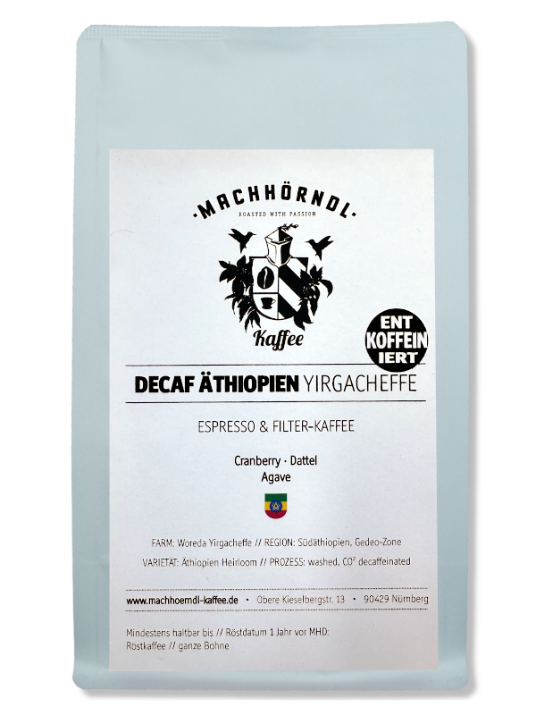 ÄTHIOPIEN Decaf Yirgacheffe from Machhörndl Kaffee