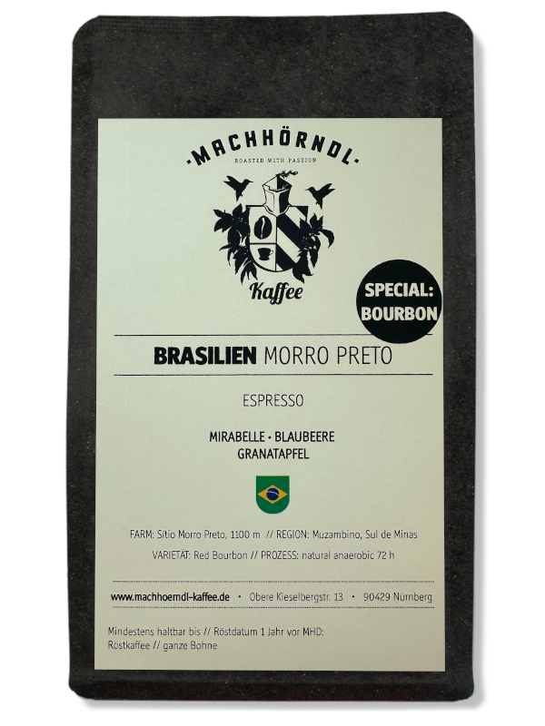 BRASILIEN Morro Preto Bourbon from Machhörndl Kaffee