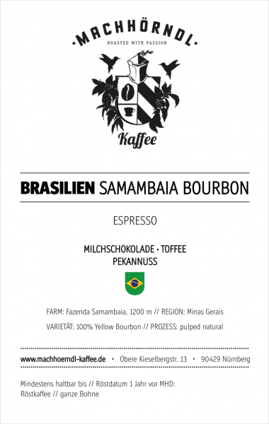 BRASILIEN Samambaia Bourbon - unverpackt